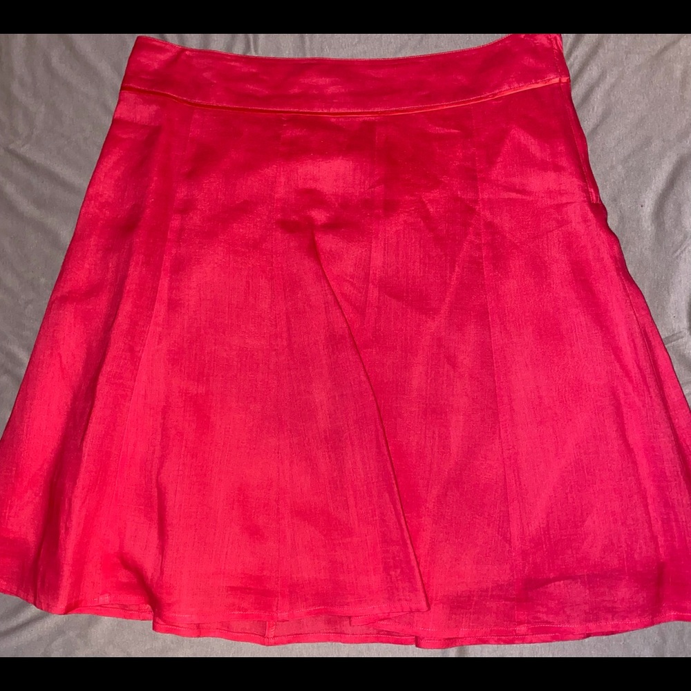Linen lined skirt
